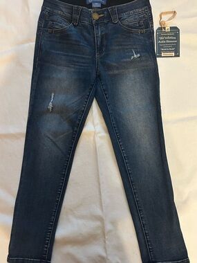 Democracy Dark Blue Denim Jeans with Gold Button 2P